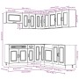 Mueble de cocina Kalmar blanco 11 piezas madera contrachapada de , Armarios de cocina - Ref: Foro24-3314911, Precio: 730,02 €...