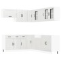 Mueble cocina Kalmar blanco brillo 11 pzas madera contrachapada de , Armarios de cocina - Ref: Foro24-3314913, Precio: 820,83...