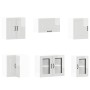 Mueble cocina Kalmar blanco brillo 11 pzas madera contrachapada de , Armarios de cocina - Ref: Foro24-3314913, Precio: 820,83...