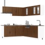 Mueble cocina Kalmar roble marrón 11 pzas madera contrachapada de , Armarios de cocina - Ref: Foro24-3314918, Precio: 728,46 ...