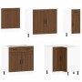 Mueble cocina Kalmar roble marrón 11 pzas madera contrachapada de , Armarios de cocina - Ref: Foro24-3314918, Precio: 728,46 ...