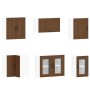 Mueble cocina Kalmar roble marrón 11 pzas madera contrachapada de , Armarios de cocina - Ref: Foro24-3314918, Precio: 728,46 ...