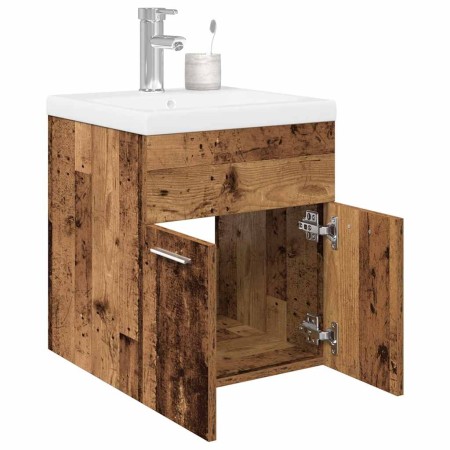 Mueble fregadero con lavabo y grifo empotrados madera vieja de , Muebles de baño - Ref: Foro24-3328905, Precio: 170,45 €, Des...