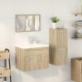 Juego de muebles de baño 4 pzas contrachapada roble Sonoma de , Muebles de baño - Ref: Foro24-3325027, Precio: 244,98 €, Desc...