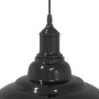 Lámpara colgante regulable en altura E27 negro brillante Ø 31cm de , Lámparas - Ref: Foro24-4103435, Precio: 32,28 €, Descuen...