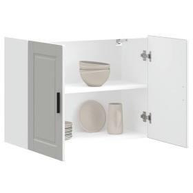 Armario de pared para cocina Porto madera de ingeniería blanca de , Armarios de cocina - Ref: Foro24-854067, Precio: 73,00 €,...
