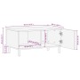 Mesa de centro marrón 80x50x40 cm madera maciza mango de , Mesas de centro - Ref: Foro24-4017724, Precio: 105,54 €, Descuento: %