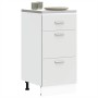 Armario bajo de madera de ingeniería blanco 40x46x81,5 cm de , Armarios de cocina - Ref: Foro24-854211, Precio: 88,32 €, Desc...