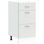 Armario bajo de madera de ingeniería blanco 40x46x81,5 cm de , Armarios de cocina - Ref: Foro24-854211, Precio: 88,32 €, Desc...