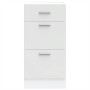 Armario bajo de madera de ingeniería blanco 40x46x81,5 cm de , Armarios de cocina - Ref: Foro24-854211, Precio: 88,32 €, Desc...