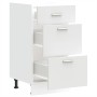 Armario bajo de madera de ingeniería blanco 40x46x81,5 cm de , Armarios de cocina - Ref: Foro24-854211, Precio: 88,32 €, Desc...