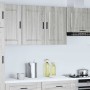 Armario de pared de cocina Porto gris sonoma madera ingeniería de , Armarios de cocina - Ref: Foro24-854073, Precio: 76,82 €,...