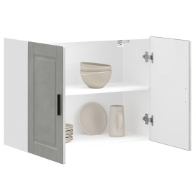 Armario de pared cocina Porto madera ingeniería gris hormigón de , Armarios de cocina - Ref: Foro24-854071, Precio: 73,23 €, ...