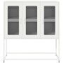 Aparador de acero laminado en frío blanco 100,5x39x107 cm de , Aparadores - Ref: Foro24-853409, Precio: 135,36 €, Descuento: %