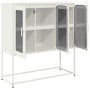 Aparador de acero laminado en frío blanco 100,5x39x107 cm de , Aparadores - Ref: Foro24-853409, Precio: 135,36 €, Descuento: %