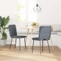 Sillas de comedor 2 unidades terciopelo gris oscuro de , Sillas de comedor - Ref: Foro24-4101210, Precio: 87,75 €, Descuento: %