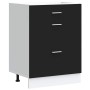 Mueble bajo de cocina de madera de ingeniería negra de , Armarios de cocina - Ref: Foro24-854251, Precio: 119,49 €, Descuento: %