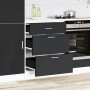 Mueble bajo de cocina de madera de ingeniería negra de , Armarios de cocina - Ref: Foro24-854251, Precio: 119,49 €, Descuento: %