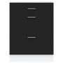 Mueble bajo de cocina de madera de ingeniería negra de , Armarios de cocina - Ref: Foro24-854251, Precio: 119,49 €, Descuento: %