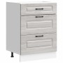 Mueble bajo de cocina Kalmar gris sonoma madera de ingeniería de , Armarios de cocina - Ref: Foro24-854285, Precio: 123,26 €,...