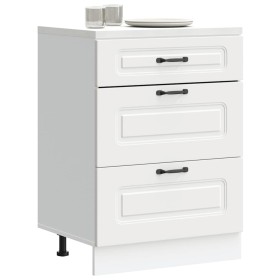 Mueble bajo de cocina Kalmar madera de ingeniería blanca de , Armarios de cocina - Ref: Foro24-854279, Precio: 122,63 €, Desc...