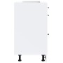 Mueble bajo de cocina Kalmar madera de ingeniería blanca de , Armarios de cocina - Ref: Foro24-854279, Precio: 122,63 €, Desc...
