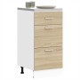 Armario bajo de roble Sonoma 40x46x81,5 cm madera de ingeniería de , Armarios de cocina - Ref: Foro24-854213, Precio: 92,37 €...