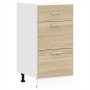 Armario bajo de roble Sonoma 40x46x81,5 cm madera de ingeniería de , Armarios de cocina - Ref: Foro24-854213, Precio: 92,37 €...