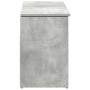 Banco zapatero madera de ingeniería gris hormigón 102x30,5x45cm de , Zapateros y organizadores de calzado - Ref: Foro24-85913...