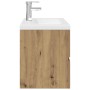 Mueble para lavabo con lavabo integrado y grifo roble artesanal de , Tocadores de baño - Ref: Foro24-3328932, Precio: 218,73 ...