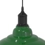 Lámpara colgante regulable en altura E27 verde brillante Ø 31cm de , Lámparas - Ref: Foro24-4103437, Precio: 43,31 €, Descuen...