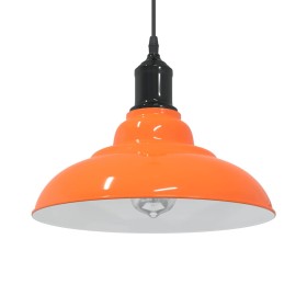 Lámpara colgante regulable altura E27 naranja brillante Ø 31cm de , Lámparas - Ref: Foro24-4103440, Precio: 45,38 €, Descuent...