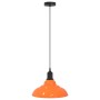 Lámpara colgante regulable altura E27 naranja brillante Ø 31cm de , Lámparas - Ref: Foro24-4103440, Precio: 45,38 €, Descuent...