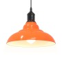 Lámpara colgante regulable altura E27 naranja brillante Ø 31cm de , Lámparas - Ref: Foro24-4103440, Precio: 45,38 €, Descuent...