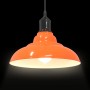 Lámpara colgante regulable altura E27 naranja brillante Ø 31cm de , Lámparas - Ref: Foro24-4103440, Precio: 45,38 €, Descuent...