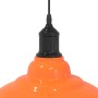 Lámpara colgante regulable altura E27 naranja brillante Ø 31cm de , Lámparas - Ref: Foro24-4103440, Precio: 45,38 €, Descuent...