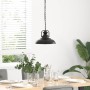 Lámpara colgante E27 negra Ø 31 cm Hierro de , Lámparas - Ref: Foro24-4103456, Precio: 53,43 €, Descuento: %