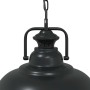 Lámpara colgante E27 negra Ø 31 cm Hierro de , Lámparas - Ref: Foro24-4103456, Precio: 53,43 €, Descuento: %