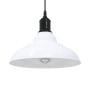 Lámpara colgante regulable altura E27 blanco brillante Ø 31cm de , Lámparas - Ref: Foro24-4103442, Precio: 32,28 €, Descuento: %