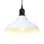 Lámpara colgante regulable altura E27 blanco brillante Ø 31cm de , Lámparas - Ref: Foro24-4103442, Precio: 32,28 €, Descuento: %
