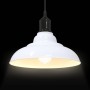 Lámpara colgante regulable altura E27 blanco brillante Ø 31cm de , Lámparas - Ref: Foro24-4103442, Precio: 32,28 €, Descuento: %