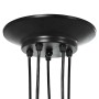 Lámpara colgante con 5 portalámparas E27 metal negro de , Lámparas - Ref: Foro24-4103454, Precio: 36,18 €, Descuento: %