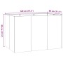 Jardinera oxidada 120x80x80 cm acero corten de , Maceteros y jardineras - Ref: Foro24-860793, Precio: 135,51 €, Descuento: %