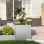 Jardinera 80x80x80 cm de acero galvanizado de , Maceteros y jardineras - Ref: Foro24-860785, Precio: 100,81 €, Descuento: %