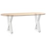 Patas de mesa de centro 2uds acero blanco 28x(42-43,3) cm de , Patas para mesas - Ref: Foro24-4012697, Precio: 73,27 €, Descu...