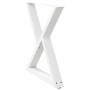Patas para mesa de comedor 2 uds blanco 70x(72-73,3) cm de , Patas para mesas - Ref: Foro24-4012725, Precio: 120,33 €, Descue...