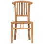 Conjunto de comedor para jardín 5 piezas madera maciza de teca de vidaXL, Conjuntos de jardín - Ref: Foro24-3060015, Precio: ...