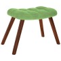 Sillón de relax con reposapiés terciopelo verde claro de , Sillones - Ref: Foro24-4016824, Precio: 136,75 €, Descuento: %