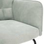 Silla mecedora de terciopelo gris claro de , Mecedoras - Ref: Foro24-4016832, Precio: 116,79 €, Descuento: %