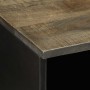Mueble de TV madera maciza de mango negro 100x33x46 cm de , Muebles TV - Ref: Foro24-4017808, Precio: 99,18 €, Descuento: %